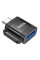 Перехідник Hoco UA31C OTG Type-C male to USB female - Black - фото