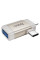 Перехідник Hoco UA31F OTG 2in1 Lightning male/Type-C male to USB female - Gray - фото