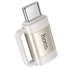 Перехідник Hoco UA31E OTG Type-C male to Lightning female - Gray