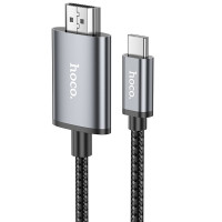 Перехідник Hoco UA27 HD Type-C to HDTV (2m) - Metal gray