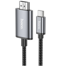 Перехідник Hoco UA27 HD Type-C to HDTV (2m) - Metal gray