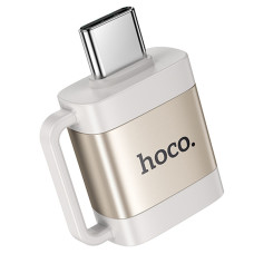 Перехідник Hoco UA31C OTG Type-C male to USB female - Gray