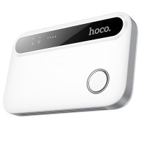 Портативный модем WiFi роутер Hoco HI41 150Mbps (Micro SIM) 2100 mAh - White
