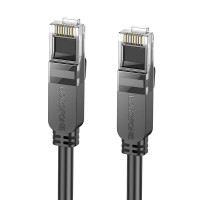 Кабель (патч-корд) Borofone BUS01 Category 6 Gigabit (8m) - Black