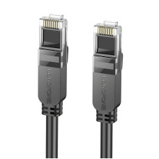 Кабель (патч-корд) Borofone BUS01 Category 6 Gigabit (8m) - Black