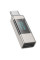 Перехідник Borofone BV25 Type-C male to Type-C female - Gray - фото