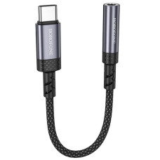 Переходник Borofone BV24 Graceful Type-C to 3.5mm - Metal grey