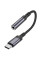 Переходник Borofone BV24 Graceful Type-C to 3.5mm - Metal grey - фото