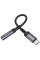 Переходник Borofone BV24 Graceful Type-C to 3.5mm - Metal grey - фото