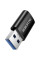 Переходник Borofone BV26B USB Male to Type-C Female USB3.0 - Black - фото