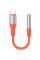 Перехідник Amaya AUX-07 Type-C to 3.5mm - Orange - фото