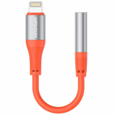 Перехідник Amaya AUX-08 Lightning to 3.5mm - Orange