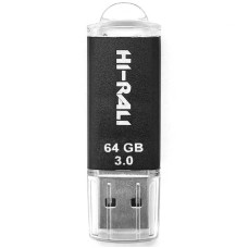 Флеш-накопичувач Hi-Rali Rocket Series USB 3.0 — 64GB - Чорний