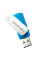 Флеш накопичувач Apacer USB 3.2 AH357 32GB - Blue / White