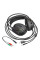 Накладные наушники Borofone BO105 Thunder (3.5mm+USB/2m) - Black - фото