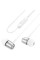 Стерео Навушники Hoco M108 Spring metal universal with mic (3.5mm/1.2m) - Silver - фото