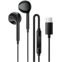 Навушники Borofone BM100 Fuente universal with microphone (Type-C/1.2m) - Black