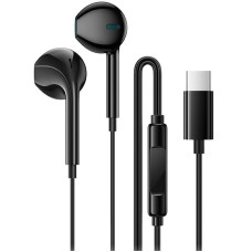 Наушники Borofone BM100 Fuente universal with microphone (Type-C/1.2m) - Black