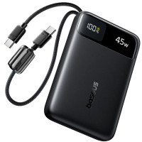 Портативное ЗУ Power Bank Baseus EnerFill FC11 PD45W with cables 10000 mAh (E00310) Cosmic Black