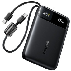 Портативний ЗП Power Bank Baseus EnerFill FC11 PD45W with cables 10000 mAh (E00310) Cosmic Black