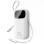 Портативний ЗП Power Bank Baseus EnerFill FC31 PD22.5W with cables 10000 mAh (PPQD3) Moon White