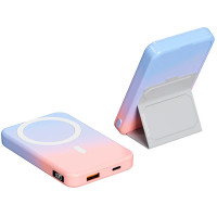 Портативний ЗП Power Bank JJT-A27-1 Gradient PD20W+QC 22.5W з БЗП 10000 mAh - Blue / Pink