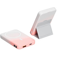 Портативний ЗП Power Bank JJT-A27-1 Gradient PD20W+QC 22.5W з БЗП 10000 mAh - White / Pink