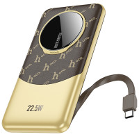 Портативний ЗП Power Bank Hoco Q29 Nobility 22.5W+PD20W + Type-C 10000 mAh - Brown
