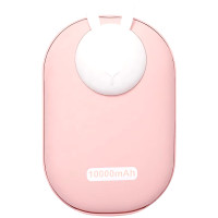 Портативное ЗУ Power Bank GXZ-N705 2in1 с обогревателем для рук 10000 mAh - Pink / Rabbit
