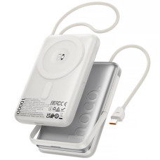 Портативное ЗУ Power Bank Hoco Q43 Clever PD20W с Беспроводное зарядное устройство+iWatch Type-C 10000 mAh - Silver