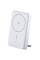 Портативное ЗУ Power Bank WIWU Wi-P031 Magnetic с Беспроводное зарядное устройство Qi2 30W 10000 mAh - White - фото