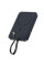 Портативний ЗП Power Bank Baseus EnerFill FM11 30W з БЗП with cable 10000mAh (E00289) Cosmic Black - фото