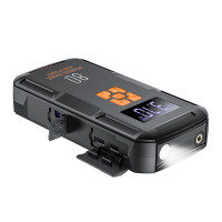 Пусковий пристрій (бустер) для автомобіля Hoco QS2 Land Jump Starter and Air Pump 8000 mAh - Black