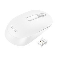 Мышь беспроводная Hoco GM14 Platinum 2.4G - Белый