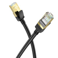 Дата кабель Hoco US02 Level pure copper gigabit ethernet (5m) - Black