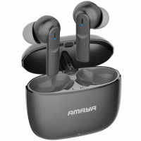 Беспроводные TWS наушники Amaya ATW-09 Metal case Grey