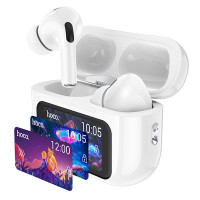 Бездротові TWS навушники Hoco EW72 Lite Soar with Touch Screen - White