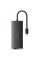 Переходник HUB Baseus Lite Series 4in1 (Type-C to 4xUSB 3.0) 25cm (WKQX03) - Black - фото