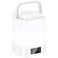 Нічник Hoco HX15 Smart + годинник - White