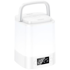 Нічник Hoco HX15 Smart + годинник - White