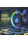 Настільна LED лампа RGB Intelligent circular atmosphere light Bluetooth USB with app - Black - фото