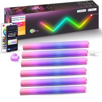Настінний світильник Lines SAL-013B Bluetooth USB interface with app (6+1 pcs) - White