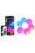 Модульный настінний світильник LED RGB 5V соты SAL-011B 6pcs Bluetooth USB with app - White - фото