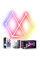 Модульный настінний світильник LED RGB 5V SAL-014B 9pcs Bluetooth USB with app - White - фото