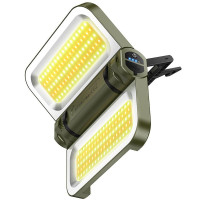 Кемпінговий ліхтар Hoco DL22 solar-powered (5000 mAh) - Green