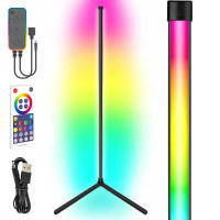 Підлогова кутова LED лампа RGB Magic 1 Bluetooth USB with app - Black
