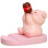 Підставка для телефону Funny Animals - Piggy with bottle