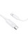 Дата кабель Borofone BX123 Leya Type-C to Lightning 30W (1m) - White - фото