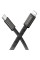 Дата кабель Borofone BX124 Peace Type-C to Lightning 30W (1m) - Black - фото