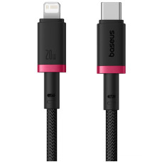 Дата кабель Baseus Dura Series Fast Charging Type-C to Lightning 20W (1m) (CB000123) - Red / Black
